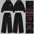 MAZINÍ Cross-Stitch Set in Washed Black