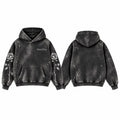 MAZINÍ Rose Drip Hoodie in Black