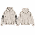 MAZINÍ Rose Drip Hoodie in Tan