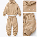Rose Jogger Set — Tan