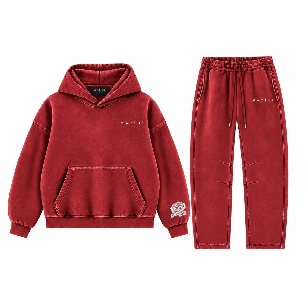 Rose Sweatsuit — Red Rose