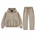 MAZINÍ Rose Sweatsuit in Sand Tan