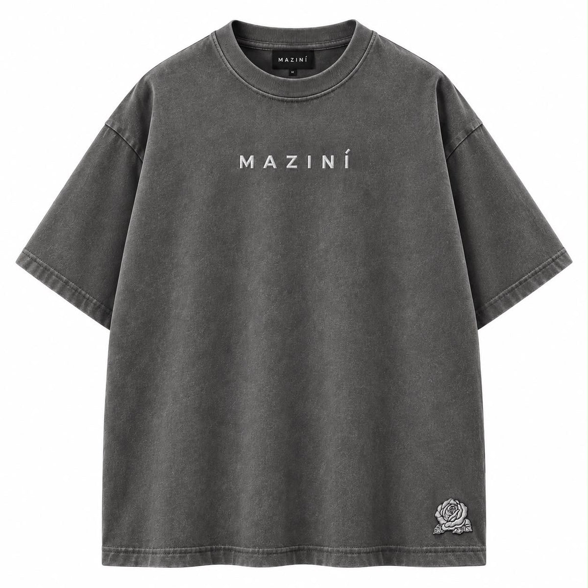 MAZINÍ Rose Tee in Grey