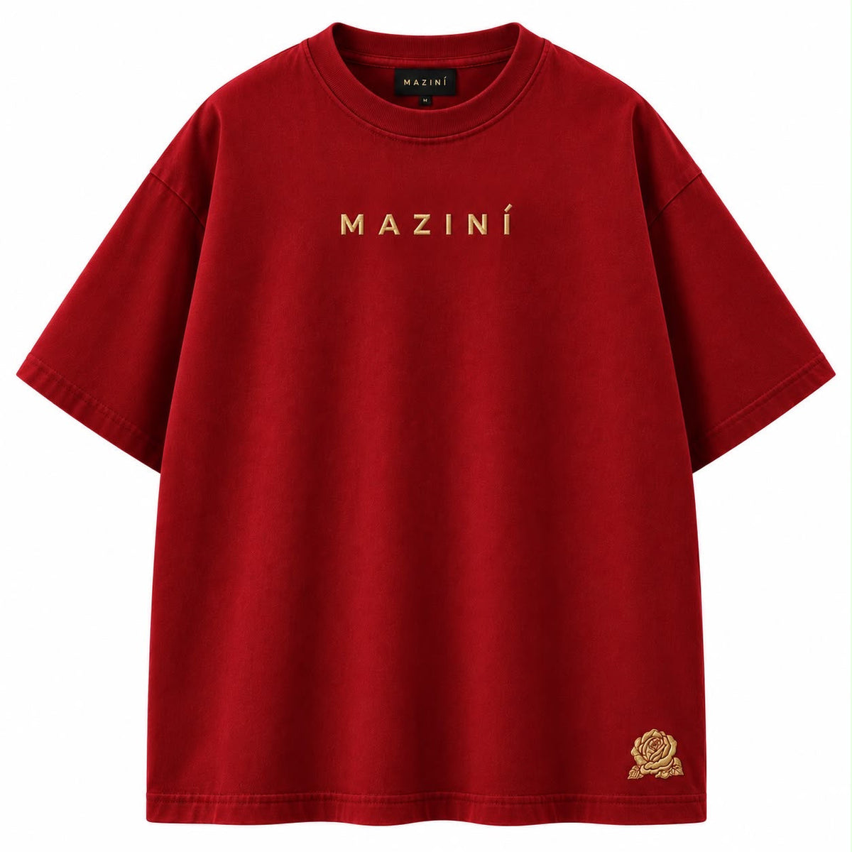 MAZINÍ Rose Tee in Red